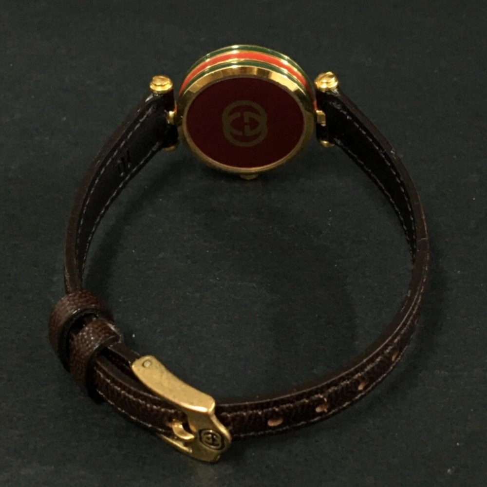 GUCCI 2000L Sherry Line Gold Women's Quartz Watch - Picture 8 of 10